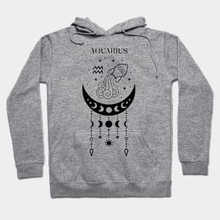 Aquarius; gift; birthday; astrology; horoscope; zodiac; star; sign; gift; symbol Hoodie